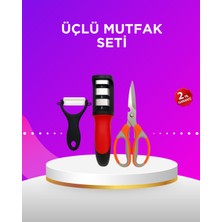 Hopinip Çok Amaçlı Mutfak Makas Seti – Paslanmaz Çelik ve Ergonomik Tasarım - Lisinya