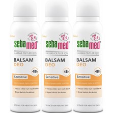 Sebamed Deodorant Aerosol 150 ml Balsam - Sensitive/hassas (3 Lü Set)