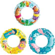 Hopinip Intex Desenli Deniz Simit 61CM - 59242  (Lisinya)