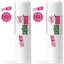 Sebamed Dudak Koruyucu Bakım Kremi Stick 30 Spf 4.8gr (Çatlamış ve Hassas Nemlendiricili) (2 Li Set)