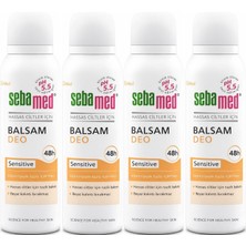 Sebamed Deodorant Aerosol 150 ml Balsam - Sensitive/hassas (4 Lü Set)