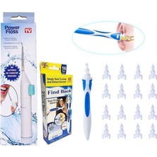 Hopinip Kulak Temizleme ve Power Floss Diş Temizleme Seti | Mekanik Ağız Bakımı ( Lisinya )