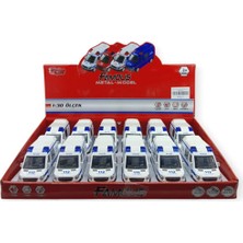 Hopinip 588A - Ç/b Polis Ekip Otosu Metal Işıklı Sesli (Lisinya)