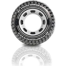 Hopinip Intex Tutunmalı Deniz Simiti Araba Lastiği Desenli 114CM - 56268 (Lisinya)