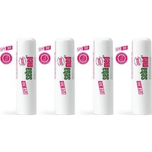 Sebamed Dudak Koruyucu Bakım Kremi Stick 30 Spf 4.8gr (Çatlamış ve Hassas Nemlendiricili) (4 Lü Set)
