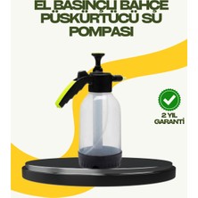 Hopinip Manuel Basınçlı Köpük Püskürtücü Ayarlanabilir Nozullu 2 Litre Araba Yıkama - Lisinya
