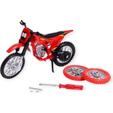 Hopinip 1:18 Ölçekli Model Motosiklet - DS928 - Kırmızı (Lisinya)