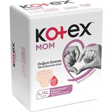 Kotex Mom Lohusa Külodu - Külot Bez L - Large - Büyük / Xl - Extra Large - 24 Lü Set (3pk*8)