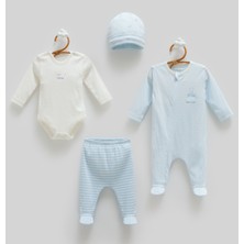 Caramell All Tıme Boy 4lü Set - Mavi - 56-62 cm Mavi