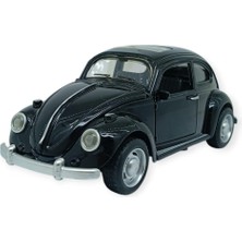 Hopinip Sesli Işıklı Vosvos Araba 15 cm - 32111D - Siyah (Lisinya)