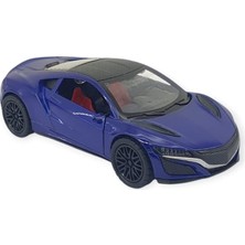 Hopinip Çek Bırak Araba Metal - 3691C - Mavi (Lisinya)