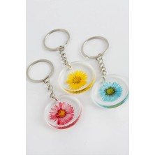 DS LLC Papatya Epoksi Anahtarlık DLLSRSBJ34