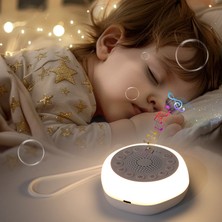 Tolmin Beyaz Gürültü Cihazı |  Bebek Uyku Arkadaşı |  Sesli ve Işıklı Bebek Gece Lambası | Ninnili |  Bebek Lambası |  Kablosuz Taşınabilir