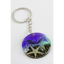 İlkyaz Fashion Balık Deniz Efektlii Epoksi Anahtarlık