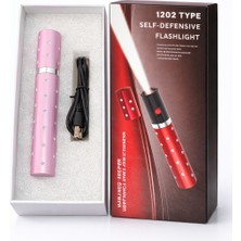 Ruj Şeklinde Şarjlı Ele.ktro Şok El Feneri