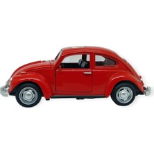 Hopinip Sesli Işıklı Vosvos Araba 15 cm - 32111D - Kırmızı (Lisinya)