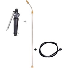 Ilaçlama Pompasi 3"lü Set- Yüksek Kalite (Hortum+Metal Kabze+Pirinç Uç)