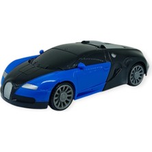 Hopinip Robota Dönüşen Araba - Pilli Yerde Gezen Spor Araba - AK-839 (Lisinya)