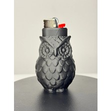 Nomika Design Baykuş Tasarım Maxi Çakmak – Siyah Koleksiyon Serisi – Hediyelik Koleksiyonluk Özel Model