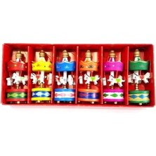 Akinco Mini Ahşap 6'lı Atli Karinca