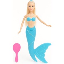 Hopinip Deniz Kızı Işıklı Bebek - 2348/1-3 - Mavi (Lisinya)