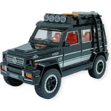 Hopinip Sesli Işıklı Metal Off- Road Araba 16 cm - D700-04 - Siyah (Lisinya)