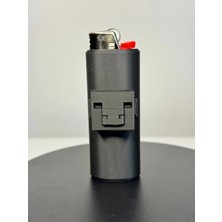 Nomika Design Minecraft Pig Figürlü Çakmak Kılıfı – Hediyelik Koleksiyonluk Siyah Tasarım (Çakmak Dahil)