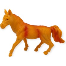 Hopinip Çiftlik Hayvanları Serisi - Yarış Atı 12 cm - Turuncu (Lisinya)