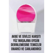 Hopinip Profesyonel Yüz Temizleme Masaj Aleti Su Geçirmez, Kablosuz Şarj Özellikli Kolay Temizlenebilir - Lisinya