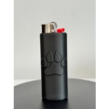 Nomika Design Black Paw Özel Seri Tasarım Hediyelik Koleksiyonluk Çakmak – Siyah Minimal – Çakmak Dahil