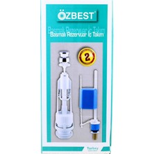 Hopinip Özbest Su Tasarruflu Basmalı Klozet Rezervuar Iç Takımı - Uyumlu ve Dayanıklı ( Lisinya )