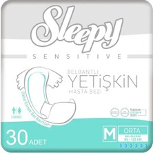 Sleepy Yetişkin Hasta Bezi Bel Bantlı M - Orta - Medium 30 Adet