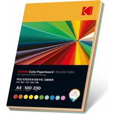 Kodak A4 Renkli Fotokopi Kağıdı 230GR-100 Ad.- Karışık 10 Renk