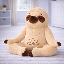 Hopinip Peluş Yogacı Tembel Hayvan 40 cm - Kahverengi (Lisinya)