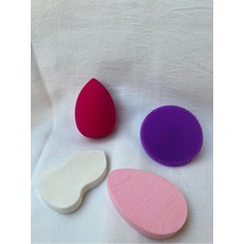 Hopinip 4’lü Yumuşak Cilt Makyaj Süngeri Seti ( Lisinya )