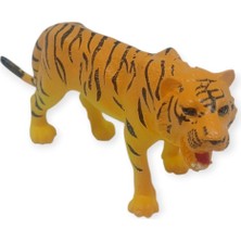 Hopinip Hayvan Figürleri - Vahşi Hayvanlar 12 cm - Turuncu Kaplan (Lisinya)