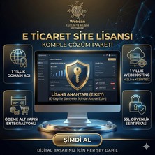 Market V1 Domain Hosting Dahil Sanal Poslu Hazır E-Ticaret Lisansı