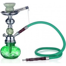 Hopinip Küçük Boy Nargile Takımı - Yeşil ( Lisinya )