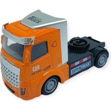 Hopinip Çekbırak Metal Tır Kafası 12 cm - Turuncu (Lisinya)