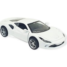 Hopinip Çek Bırak Araba Metal - 6636-68M - Beyaz (Lisinya)