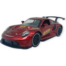 Hopinip Sesli Işıklı Spor Araba 15 cm - 3291D - Kırmızı (Lisinya)