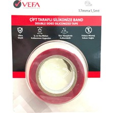 Hopinip Vefa Çift Taraflı Silikonize Band 17 mm x 1.5 cm Kaliteli