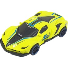 Hopinip Sürtmeli Drift Arabalar 15 cm - D400-52 - Sarı (Lisinya)