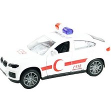 Hopinip Ambulans Arabası Sürtmeli Plastik - JW567-062 (Lisinya)