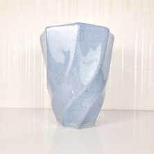 Emel Ceramics Venüs El Yapımı Seramik Kahve Kupası – Latte & Filtre Kahve İçin, Helezonik Form, 400 ml