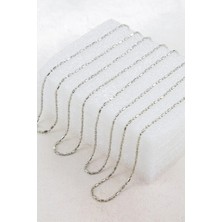 Serhat Aksesuar ve El İşçiliği 2 mm Top Zincir Antrasit Aksesuar Takı Malzemesi 2 Metre