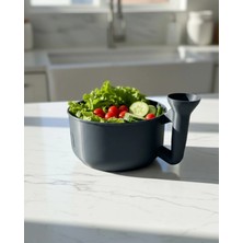 MiraLive Pratik Sebze Yıkayıcı Süzgeçli Hazneli Ergonomik Saplı Mutfak Yardımcısı