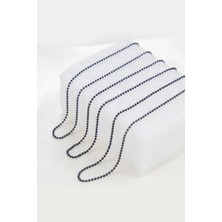 Serhat Aksesuar ve El İşçiliği 1 mm Tırnak Makası Zinciri Aksesuar Takı Malzemesi 2 Metre