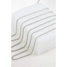 Serhat Aksesuar ve El İşçiliği 1,5 mm Gümüş Tırnak Makası Zincir Aksesuar Takı Malzemesi 2 Metre