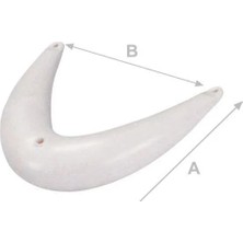 DRT 33 x 35 cm Burun Usturmaça Beyaz 1 Adet